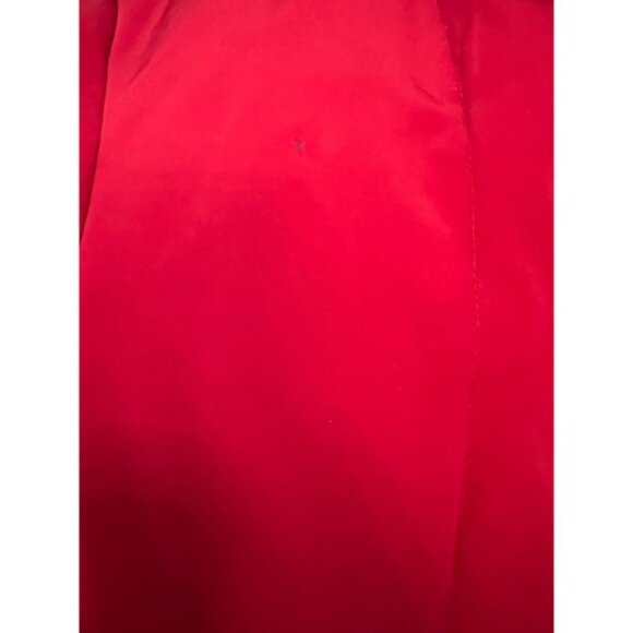 LIZ CLAIBORNE Red Down Filled Zip Up Short Winter Jacket Cost S - Picture 9 of 10